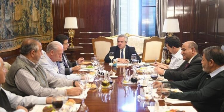El Presidente encabezó una reunión con la CGT