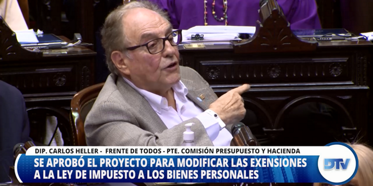 El oficialismo logró alivio fiscal en bienes personales