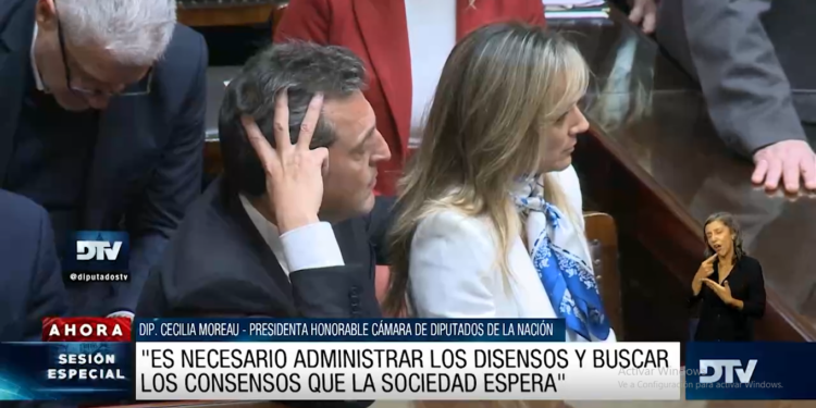 Cecilia Moreau asumió como la primera Presidenta mujer de la Cámara de Diputados