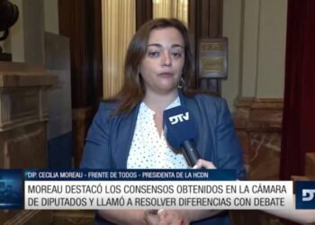 Moreau destacó los consensos obtenidos en la Cámara de Diputados y llamó a resolver diferencias con debate