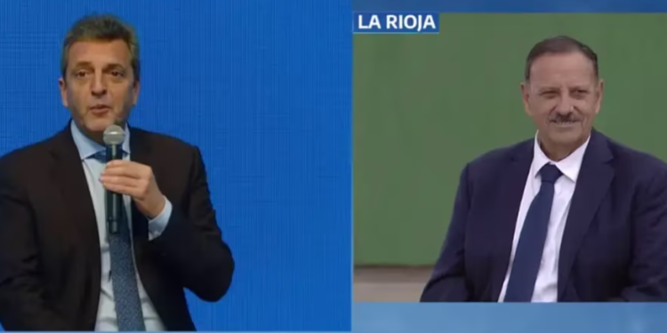 Sergio Massa le agradeció a Ricardo Quintela y le dijo que no va a tener que renunciar: “Vamos a ganar las elecciones”