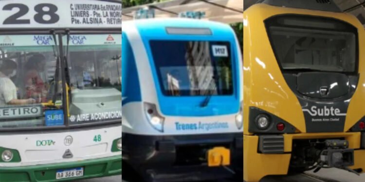 El transporte público aumentó más de un 100% a partir de hoy