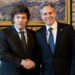 Milei se reunió con el jefe de diplomacia de Joseph Biden: el avance hacia la democracia y la libertad