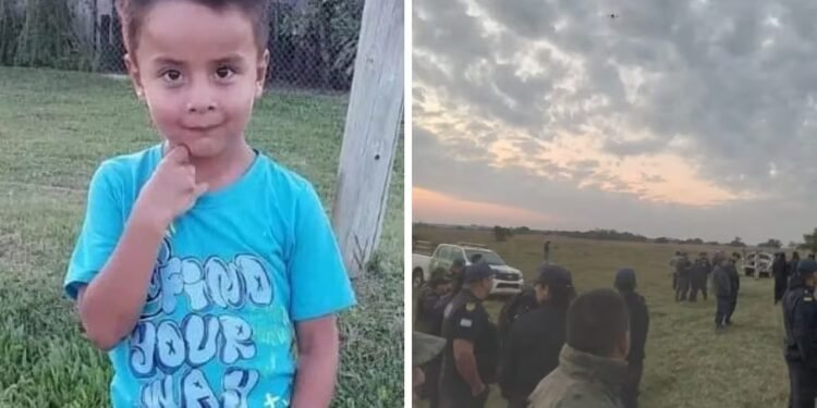 Sigue la búsqueda de Loan: peritos con perros revisan dos pozos en la zona de la casa de la abuela del chico