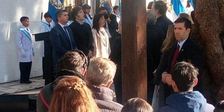 Un hombre fue armado en la zona del acto de Milei que encabezó en San Juan y lo detuvieron