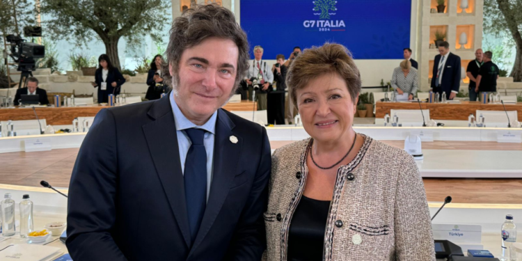Javier Milei y Kristalina Georgieva  se reunirán en la Cumbre del G20