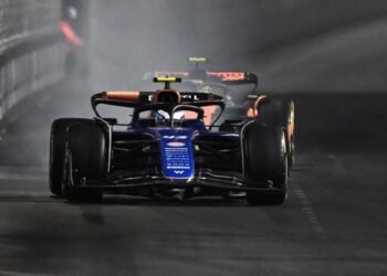 Colapinto terminó 18° en su segunda práctica libre en el GP de Las Vegas de Fórmula 1