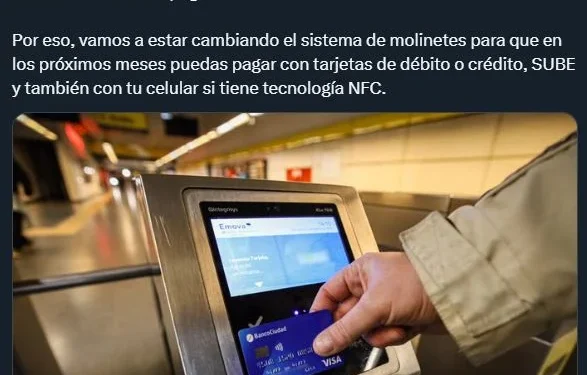 El Intendente Jorge Macri inauguró el nuevo sistema de pago en los Subtes