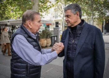 Jorge Macri visitó a Edmundo González Urrutia, exiliado de Venezuela