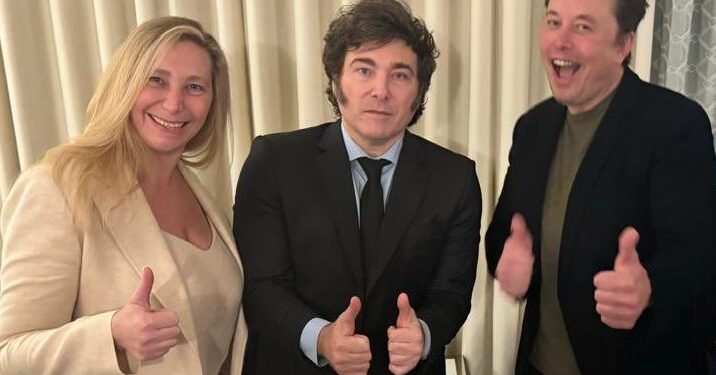 El presidente Javier Milei defendió al magnate Elon Musk