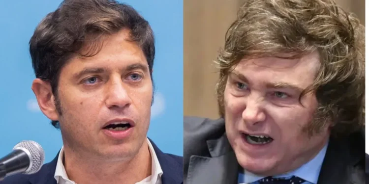 El gobernador de Buenos Aires, Axel Kicillof, criticó duramente al presidente Javier Milei