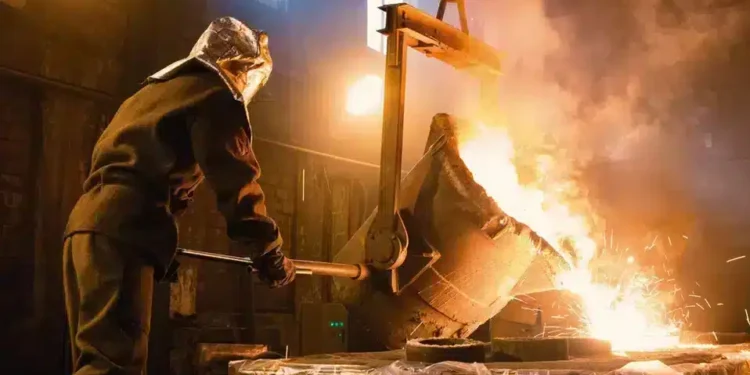 La industria siderúrgica sufrió mucho en 2024, se desplomó 26%