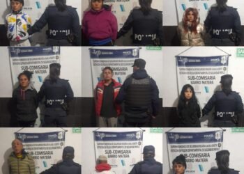 OCHO DETENIDOS EN UN OPERATIVO ANTIDROGAS EN MERLO