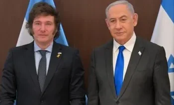 Milei se reúne con Netanyahu en Israel.