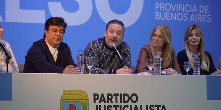 CONGRESO DEL PJ BONAERENSE EN MERLO EL PARTIDO JUSTICIALISTA DE LA PROVINCIA DE BUENOS AIRES REALIZO HOY SU CONGRESO ORDINARIO EN MERLO