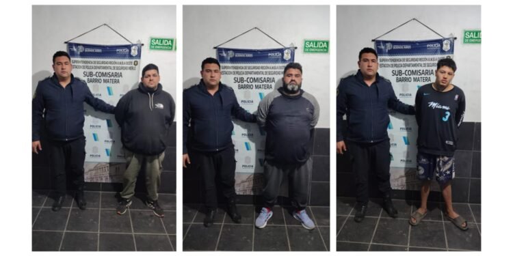 Tres personas detenidas con un auto sin papeles y una pistola