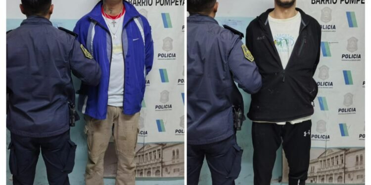 Detienen a dos dealers con droga para su venta en barrio Pompeya