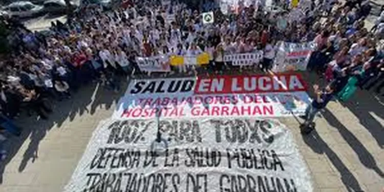 Garrahan: Trabajadores al Congreso por bono.