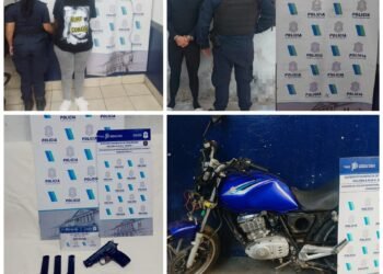 Dos detenidos por amenazar a una vecina con arma de fuego