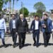 Kicillof visitó obras y entregó escrituras en libertad junto al intendente menéndez