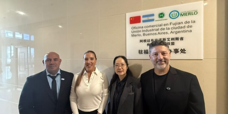 Hecho histórico: merlo inaugura oficinas comerciales en fuzhou,china