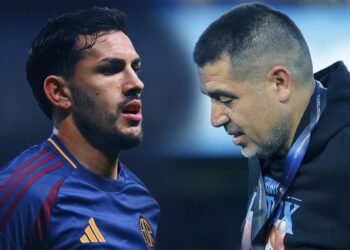 El curioso encuentro entre Paredes y Riquelme tras el empate de Boca Juniors en la Copa Libertadores: “De mi lado, estoy tranquilo”
