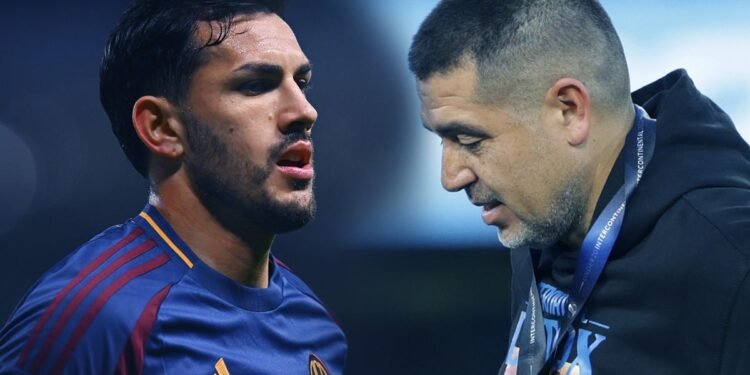 El curioso encuentro entre Paredes y Riquelme tras el empate de Boca Juniors en la Copa Libertadores: “De mi lado, estoy tranquilo”