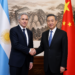 El presidente del Banco Central se reunió con su par de China para discutir el swap