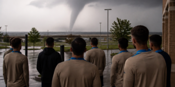 Un tornado interrumpe la preparación de la Selección en Kansas