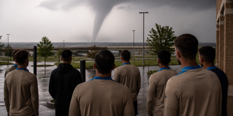 Un tornado interrumpe la preparación de la Selección en Kansas