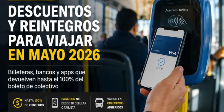 Descuentos de hasta 100% en transporte público durante julio de 2026