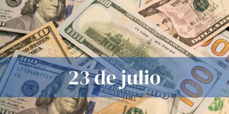 Actualización de precios del dólar para el 23 de julio