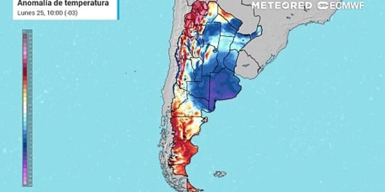 Alerta amarilla por frío extremo en Buenos Aires y siete provincias este martes 11 de agosto