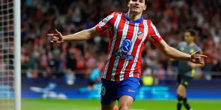 El gesto de Julián Álvarez hacia la hinchada del Atlético de Madrid tras los silbidos