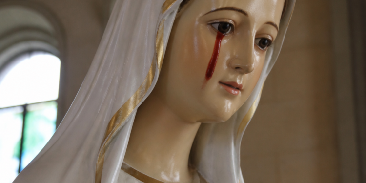 Un nuevo llanto de la Virgen Rosa Mística sorprende a la comunidad de Metán