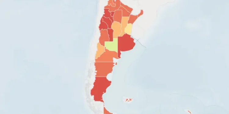 Un mapa de la deuda en Argentina revela las zonas donde más hogares tienen dificultades para pagar