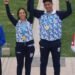 Juegos Suramericanos Santa Fe 2026: La alegría de Fer Russo y Julián Gutiérrez con su medalla de oro en tiro