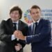 Milei se reunió con Macron en París junto a una comitiva de gobernadores argentinos